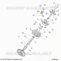 DRIVE TRAIN, PRIMARY CLUTCH