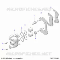 BRAKES, REAR CALIPER