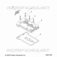 ENGINE, VALVE COVER