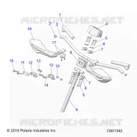 UPPER STEERING & HANDLEBAR ASM.