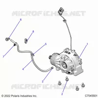 DRIVE TRAIN, FRONT GEARCASE MOUNTING