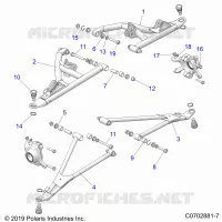 FRONT SUSPENSION CONTROL ARMS