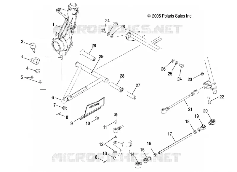 A-ARM AND STRUT MOUNTING
