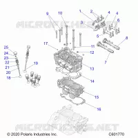 ENGINE, CYLINDER/CYLINDER HEAD ASM.