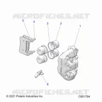 BARKE CALIPER ASM.