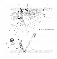FUEL SYSTEM, FUEL TANK ASM.