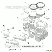 CYLINDER AND PISTON