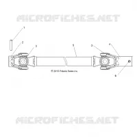 DRIVE TRAIN, FRONT PROP SHAFT