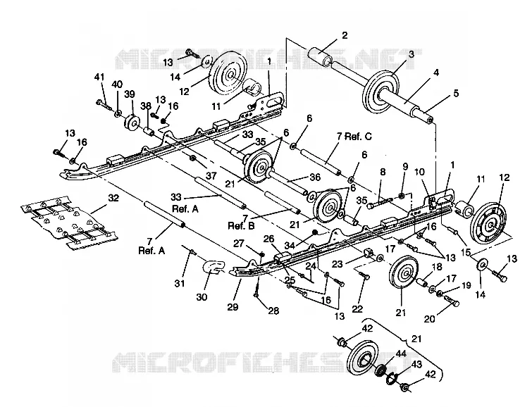SUSPENSION ASSEMBLY SPORT 0940443 (4925052505019A)