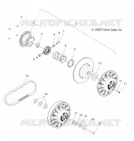DRIVE TRAIN, CLUTCH, SECONDARY