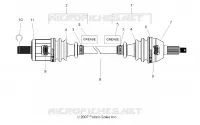 DRIVE TRAIN, FRONT HALF SHAFT