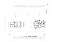 DRIVE TRAIN, MID PROP SHAFT