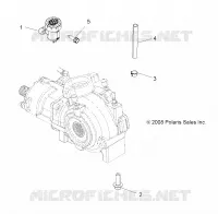 DRIVE TRAIN, GEARCASE MOUNTING, FRONT