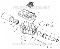 AIR BOX  SCRAMBLER 500 W97BC50A (4943074307B008)