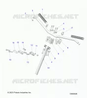 UPPER STEERING & HANDLEBAR ASM.