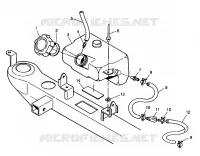 OIL TANK TRAIL BLAZER W98BA25C (4945464546A014)