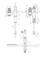 REAR TRACK SHOCK, LE TDS SERIES