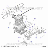 ENGINE, TRANSMISSION MOUNTING & LONG BLOCK