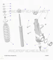 SUSPENSION, FRONT STRUT 