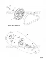DRIVE TRAIN, SECONDARY CLUTCH