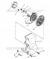 RECOIL STARTER 600 XCR 0961676 AND EUROPEAN 600 XCR E961676 (4932123212D001)