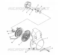 RECOIL STARTER ASSEMBLY 440 / 0930760 AND 440 SKS / 0930560 (4922932293036A)