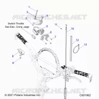 ENGINE, THROTTLE CONTROL ASM.