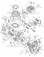 CRANKCASE AND CYLINDER SWEDISH 4X4 400L S948140 (4926912691C012)