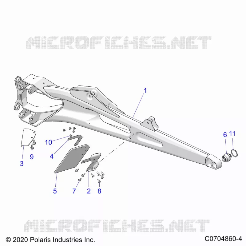 REAR SUSPENSION TRAILING ARMS