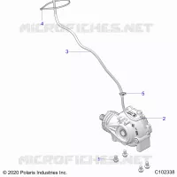 DRIVE TRAIN, GEARCASE MOUNTING, FRONT