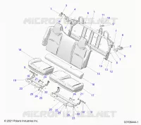 SEAT ASM., REAR