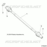 DRIVE TRAIN, REAR PROP SHAFT
