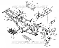 BUMPER / RACKS MOUNTING 6X6 400L