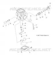ENGINE, CARBURETOR, LOWER