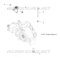 DRIVE TRAIN, GEARCASE MOUNTING, FRONT