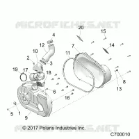 DRIVE TRAIN, CLUTCH COVER AND DUCTING