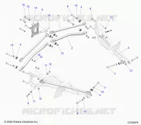 REAR SUSPENSION TRAILING ARMS MOUNTING