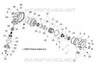 DRIVE TRAIN, FRONT GEARCASE INTERNALS (BUILT 3/04/10 AND BEFORE)