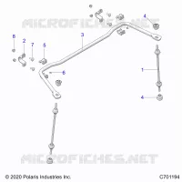 SUSPENSION, REAR STABILIZER BAR