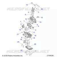 ENGINE, CRANKCASE AND CRANKSHAFT