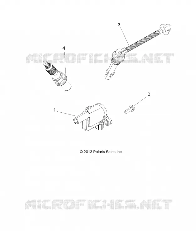 IGNITION COIL, WIRE AND SPARK PLUG