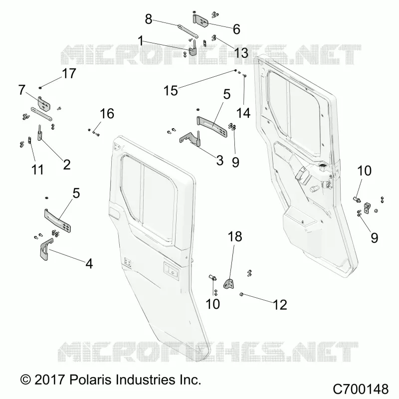 DOORS, REAR, FULL, MOUNTING