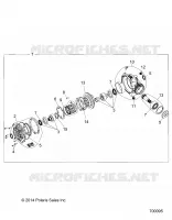 DRIVE TRAIN, FRONT GEARCASE INTERNALS
