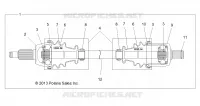 DRIVE TRAIN, FRONT HALF SHAFT