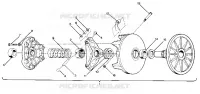 DRIVE CLUTCH 400, 500, 500 CLASSIC AND 650 (4915411541014A)