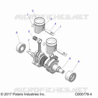 ENGINE, PISTON AND CRANKSHAFT