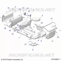 ENGINE, EXHAUST SYSTEM