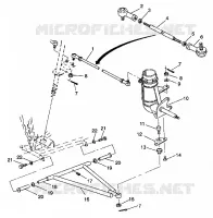 FRONT WISHBONES   STEERING TIE RODS TRAIL BLAZER W937221 (4924082408015A)
