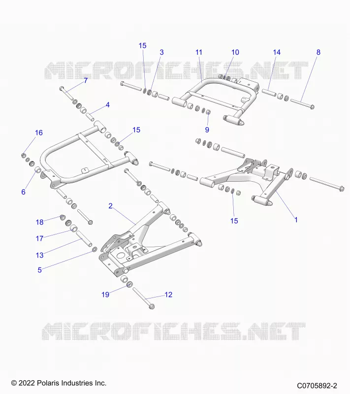 REAR SUSPENSION CONTROL ARMS