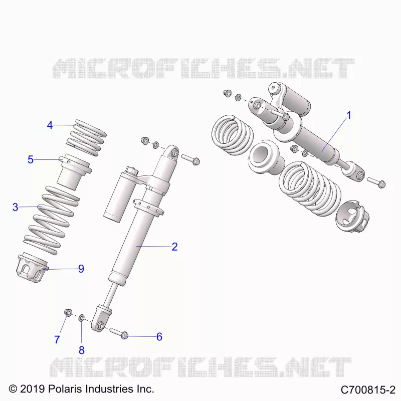SUSPENSION, FRONT SHOCK MOUNTING